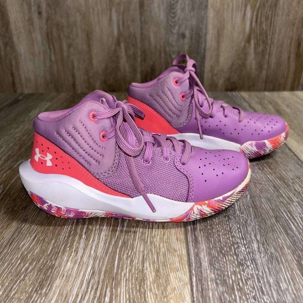 Under Armour Jet Mid Youth US Size 13K Basketball Sneaker Shoes 3024795-001
